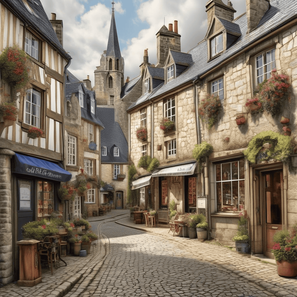 Old Street in Pont Aven – Nutzi Acontz