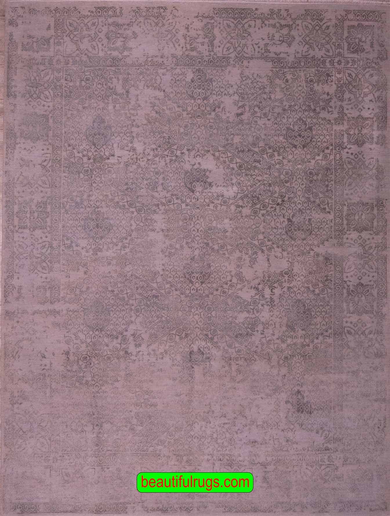 Modern Oriental Rug, Gray Oriental Rug, size 8x10