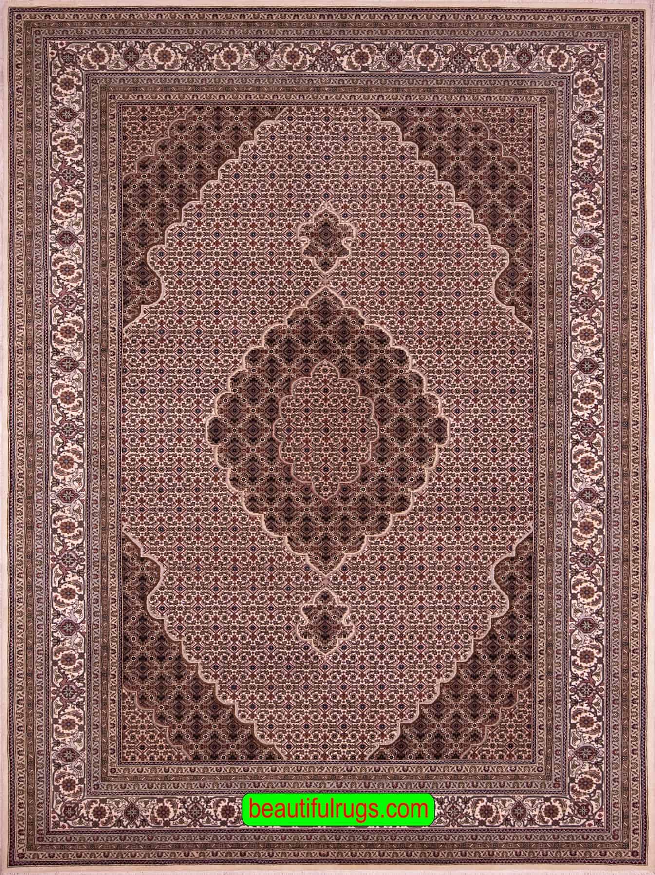 Persian Carpet Design, Indian Oriental Carpet, size 6.6x10.1