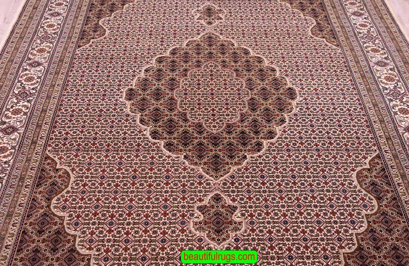 Persian Carpet Design, Indian Oriental Carpet, size 6.6x10.1