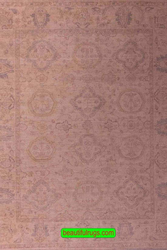 Vintage Floral Style Rug, Turkish Style Rug, main image, size8.2x9.9