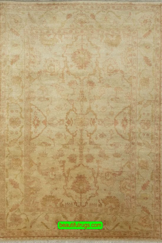Oushak Rugs, Carpet Turkish, Turkish Oushak Rug, Beautiful Rug, size 6.2x9