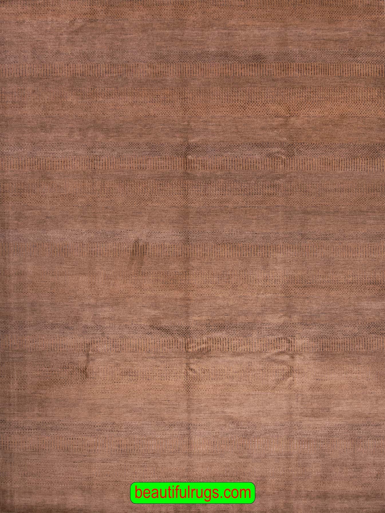 Interior Designer Rug, Handmade Wool Rug, Earth Tone Color Rug