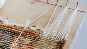image 6 types of professional rug repairs