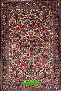 Handmade Persian colorful rug, wool Persian Borchalo rugs in beige background color. Size 4.8x7.
