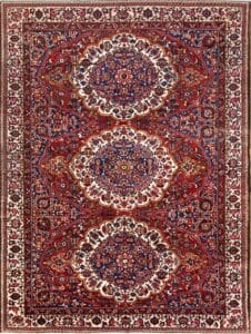 2476 10x14 Rug Persian Rug Antique Bakhtiari Rug