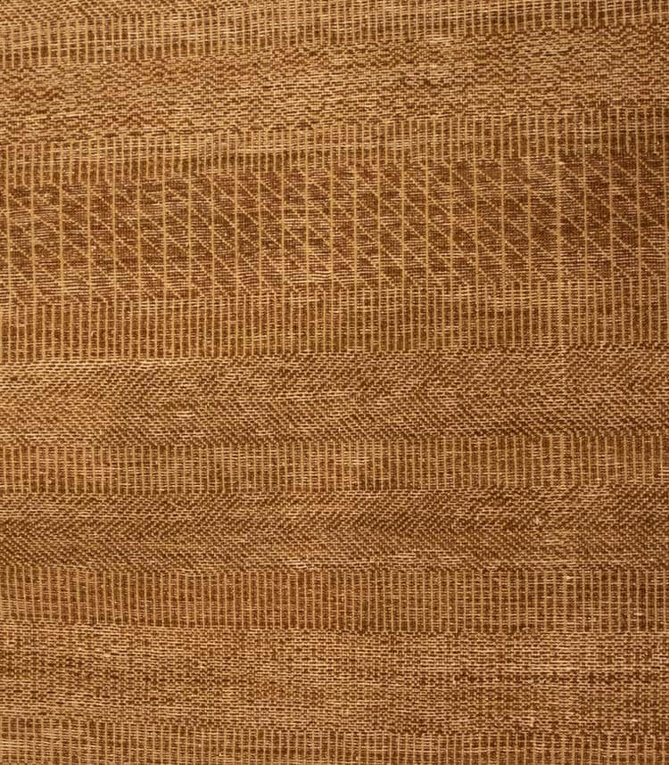 Contemporary handmade rug in brown color. Size 8x10.4.