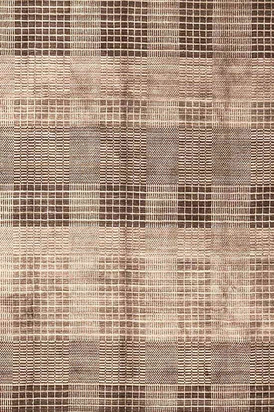 8×10 Rug, Hand Loomed Contemporary Grey Color Rug, Living Room Rug.