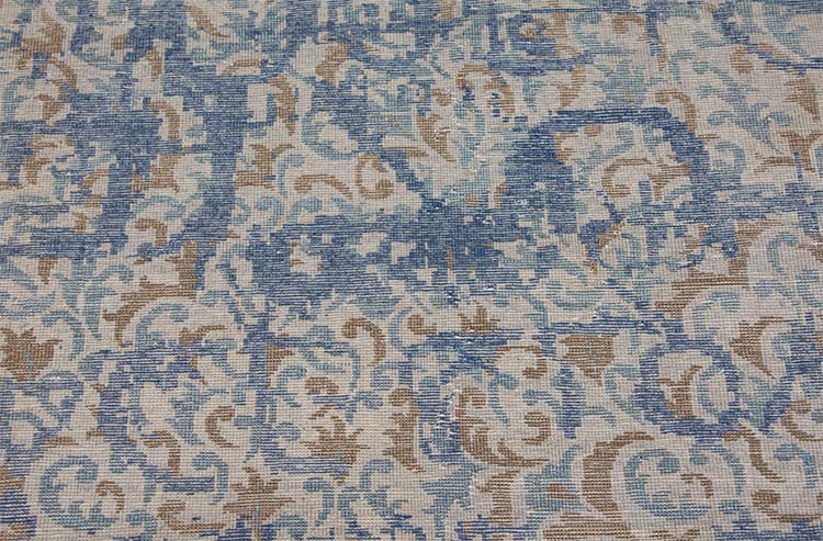 Vintage modern rug made of wool and silk, designer modern rug. Size 8.10x12.2.