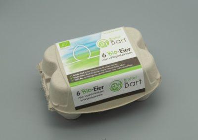 6er Karton Bio-Eier