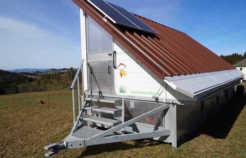Mobiler Hühnerstall Photovolatik BioHof Bart Bad Zell