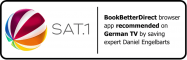 BookBetterDirect auf SAT.1 Fernsehen