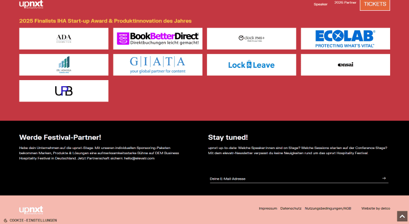 upnext 25 mention hospitalityfestival book better direct