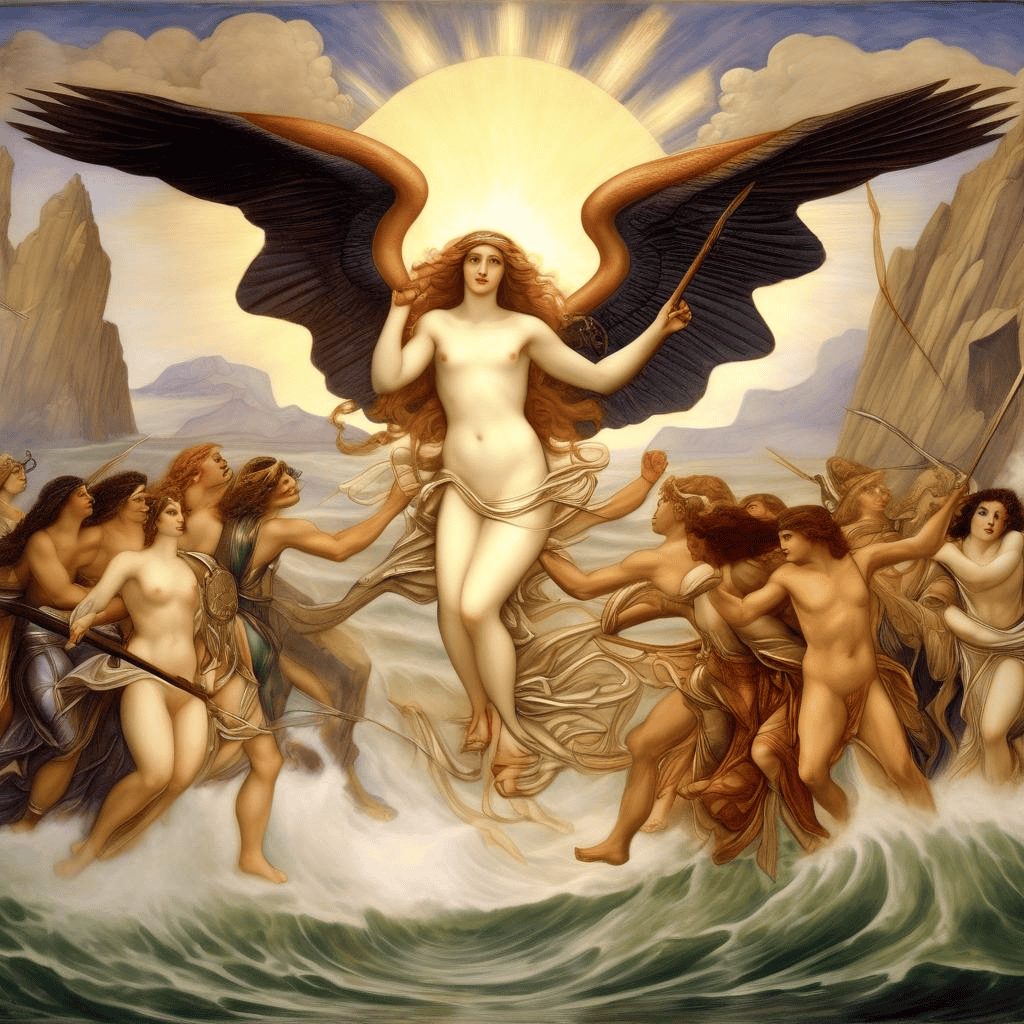 Cadmus and Harmonia – Evelyn De Morgan