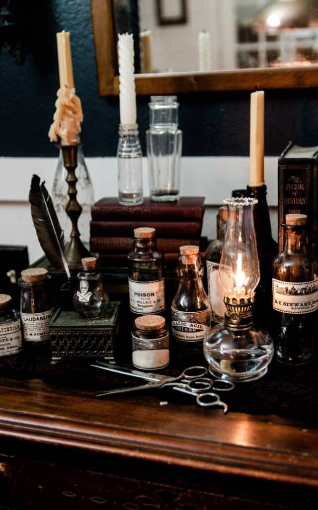 HOMCOM Vitrine murale pour objets de collection 5 étagère réglables en