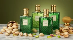 Pistache em Alta em 2025: Os Perfumes Femininos que Transformaram o Gourmand em Sofisticação e Exclusividade