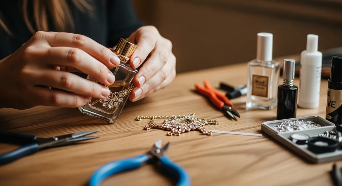 1 - Transforme Frascos de Perfume Vazios em Obras de Arte na Sua Casa!