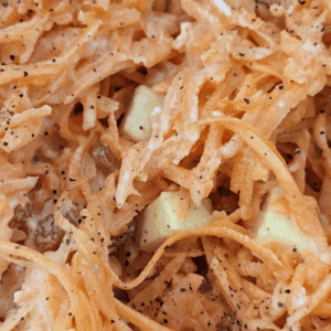 raw carrot apple salad