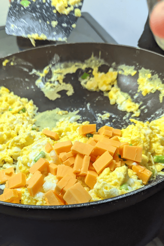 old cheddar eggs
