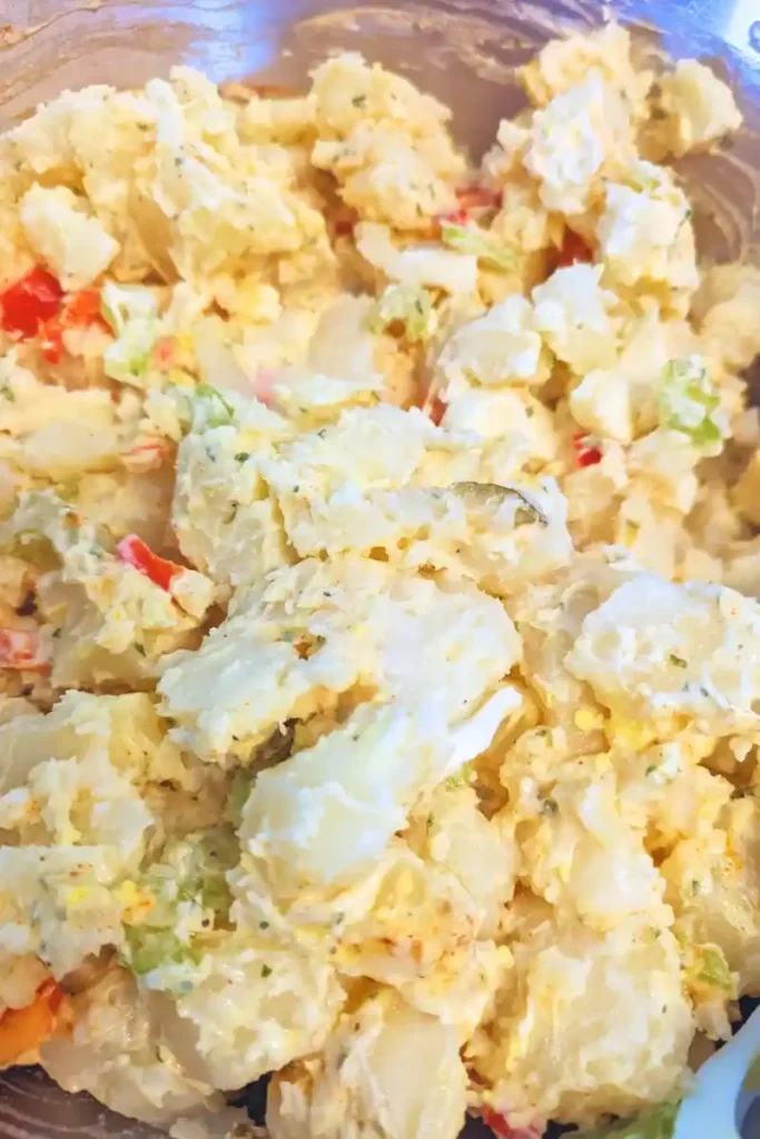 mixed potato egg salad