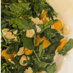 watercress mandarin salad