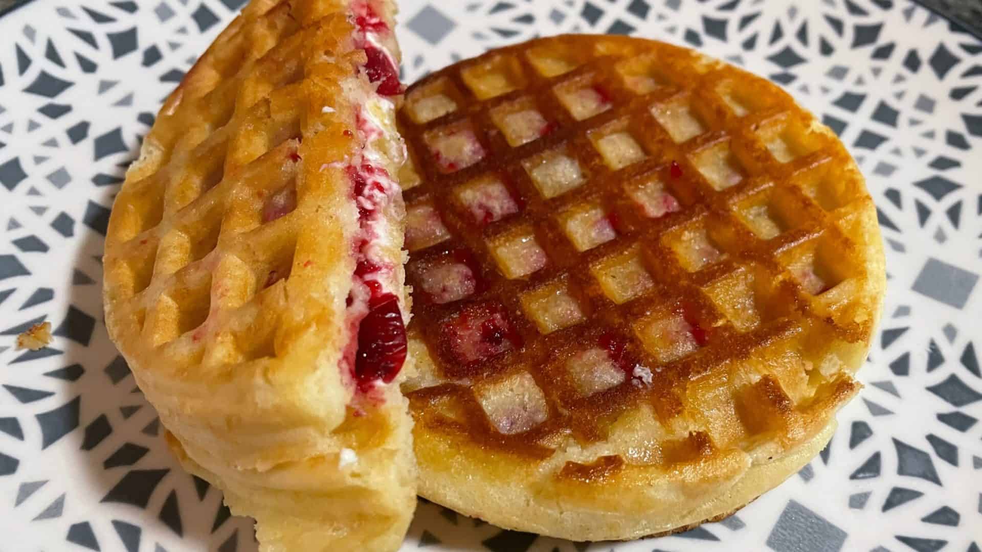 Easy Sweet Waffle Grilled Cheese Breakfast Sandwich