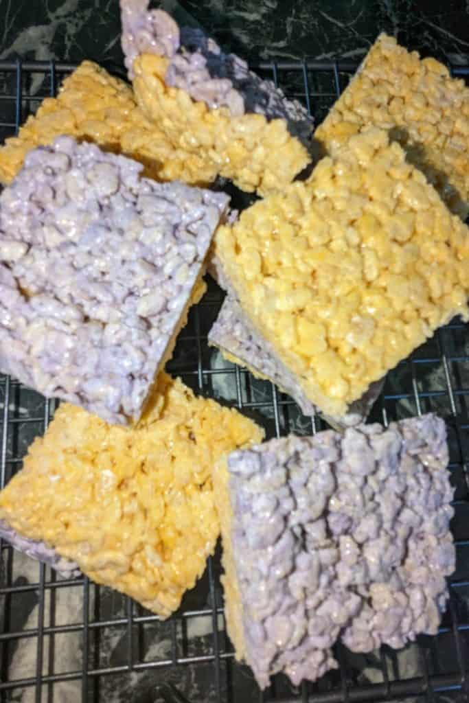 Tangy Sour No Bake Rice Krispie Squares