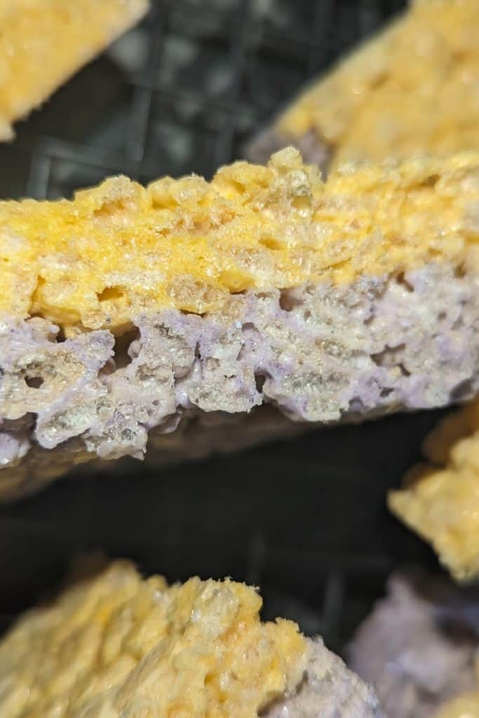 two tone rice krispie treats