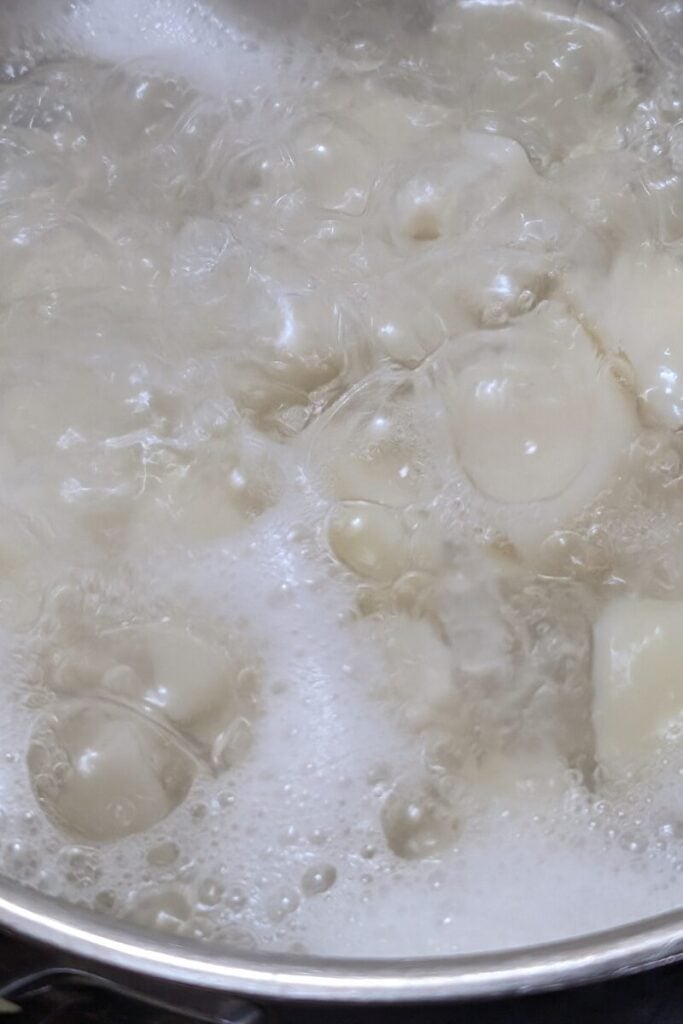 rolling boil mashed potatoes