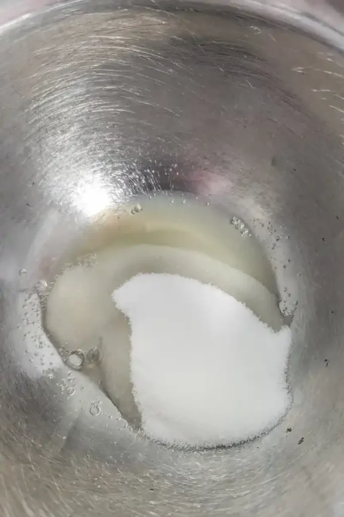 white sugar in bowl