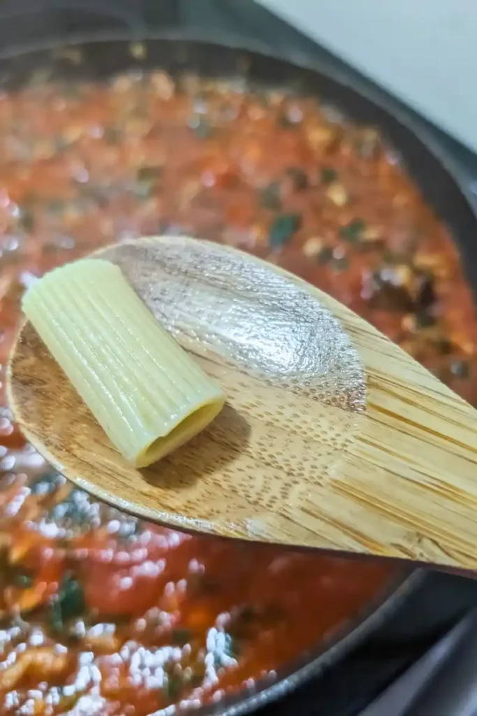 al dente rigatoni