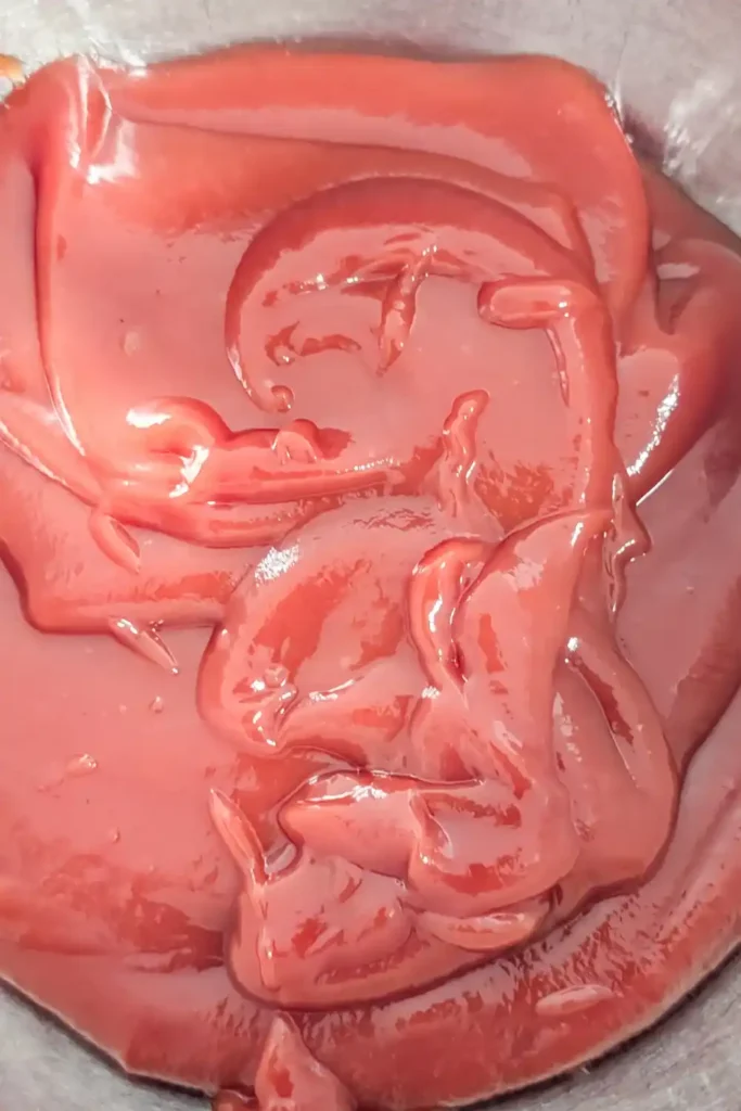 ketchup for bbq sauce in stainless steel bowl