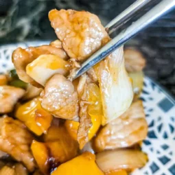featured image close up of sweet and sour pork stir fry