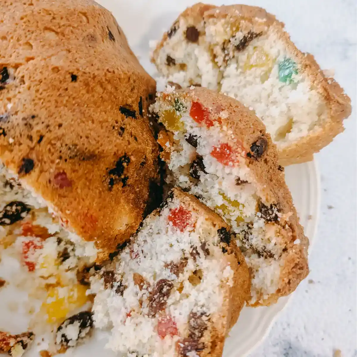 Christmas gumdrop bundt cake baking recipe