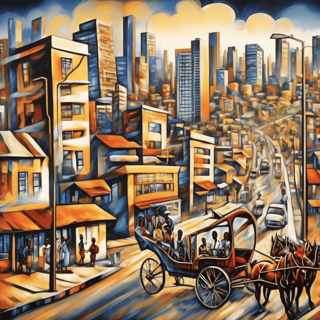 Horse and Cart. Sophiatown – Gerard Sekoto