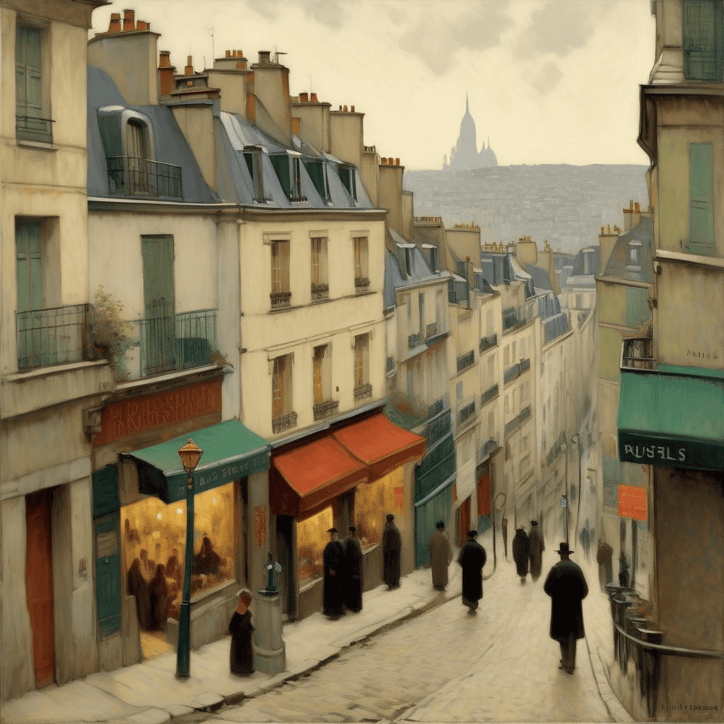 Rue des Saules in Montmartre – Santiago Rusinol
