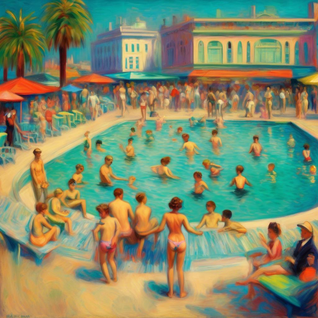 Μια ματιά στην πισίνα ‍North⁣ Beach Swimming Pool