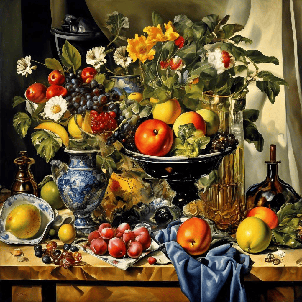 Tavolo e oggetti nello studio – Renato Guttuso