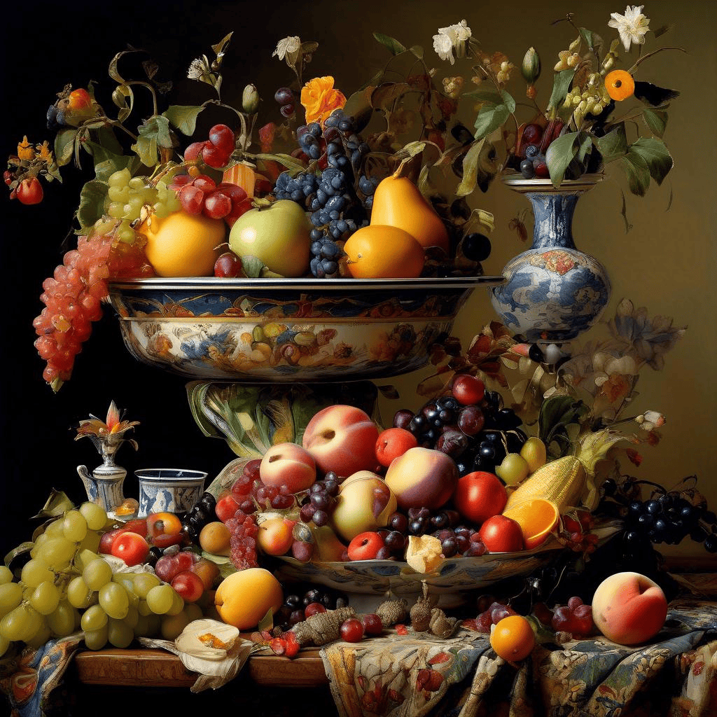 Still Life With Fruit Bowl – Corneliu Michailescu