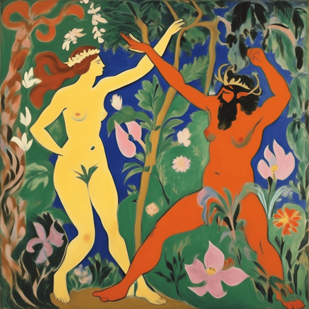 Nymph and Satyr – Henri Matisse