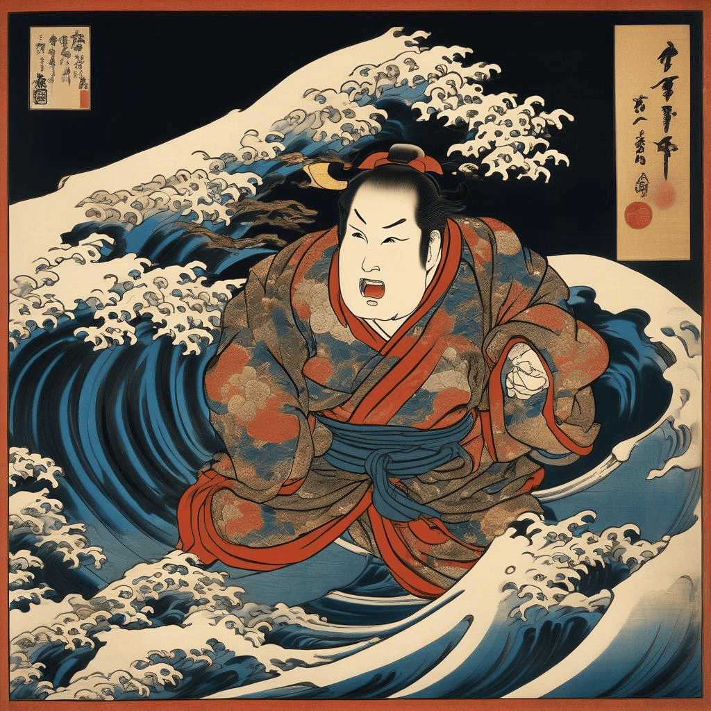 Hotei – Utagawa Kuniyoshi