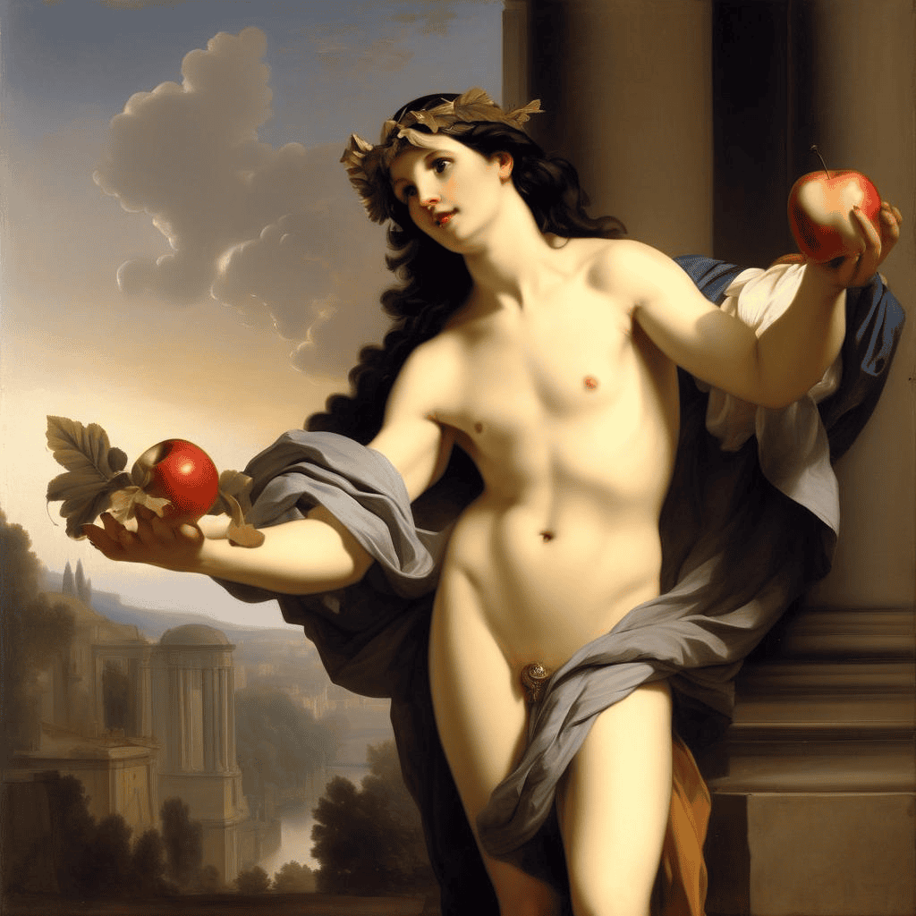 Mercury Gives Paris the Apple of Discord – Francesco Hayez