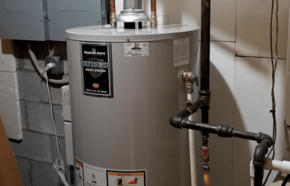 A professionally installed water heater by Cirigliano Plumbing LLC shows reliable, expert service for home plumbing needs.