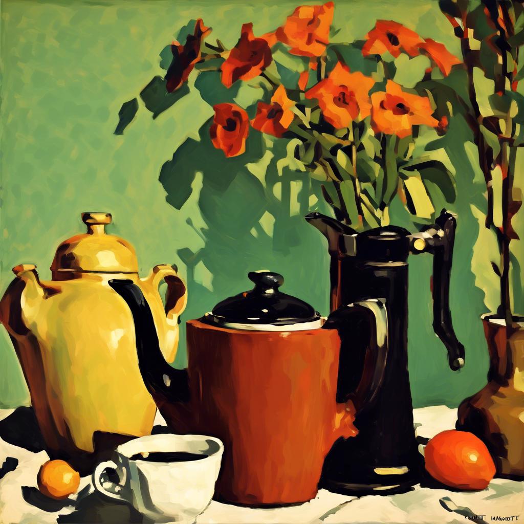 Η λεπτομερής απεικόνιση του Coffeepot
