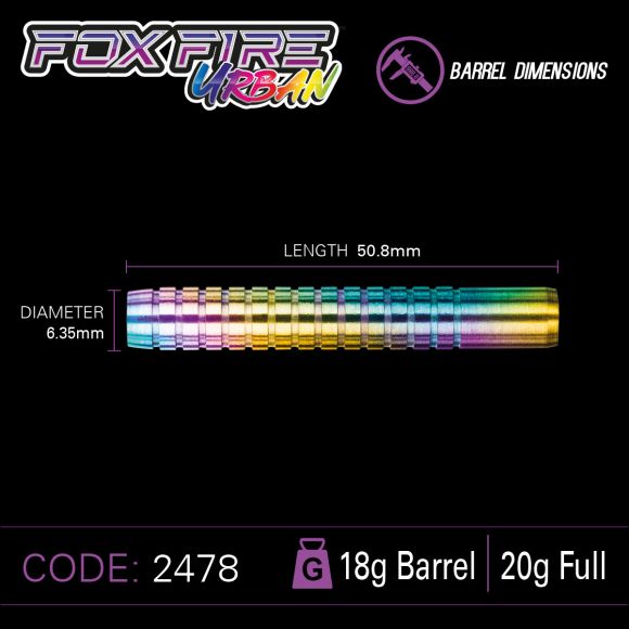 Foxfire Urban 80% 18 gram B/W 20 gram F/W - Bilde 4