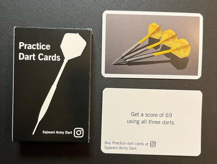 Sajwanis Practice Dart Cards