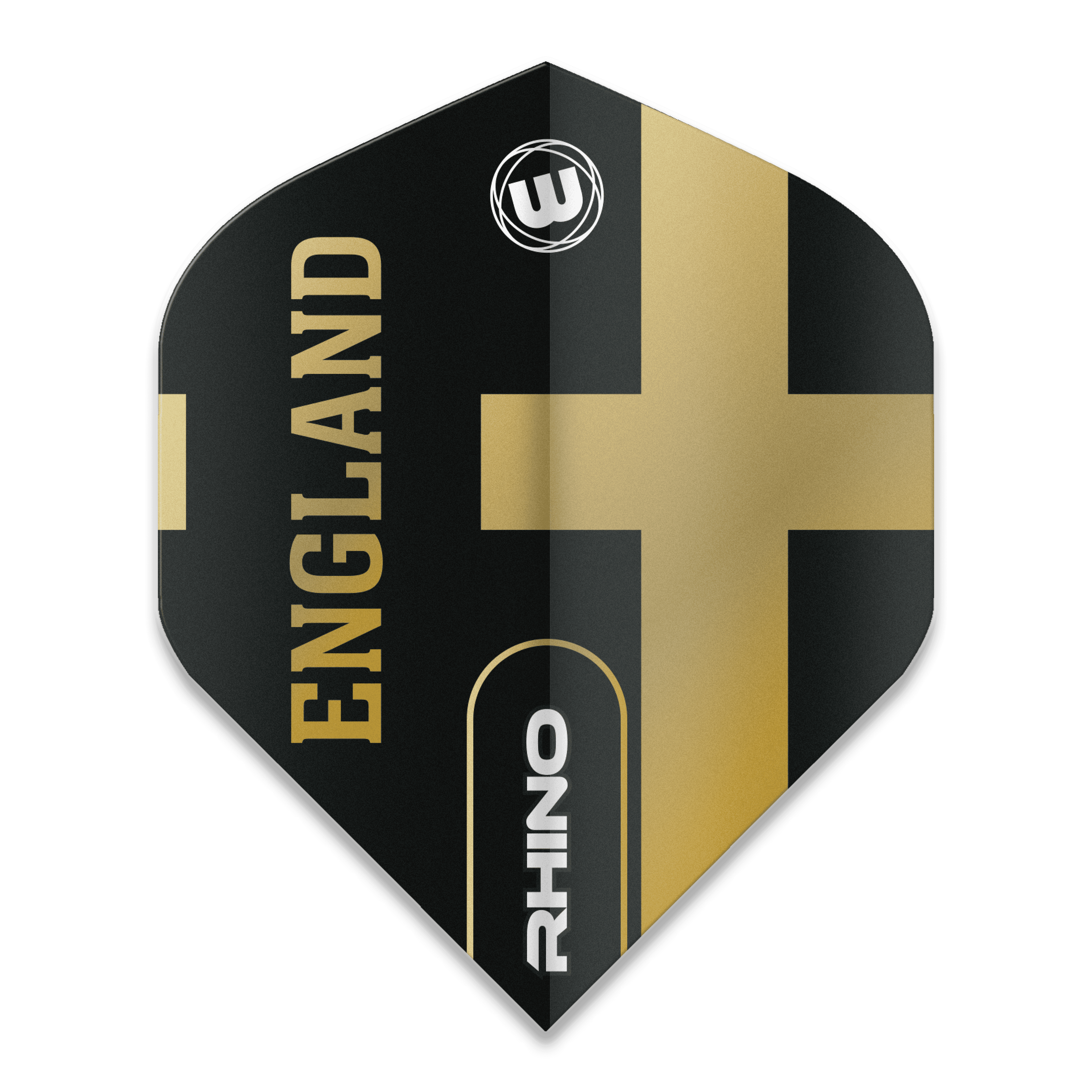 Winmau Rhino Black & Gold Flag - England 6905.200