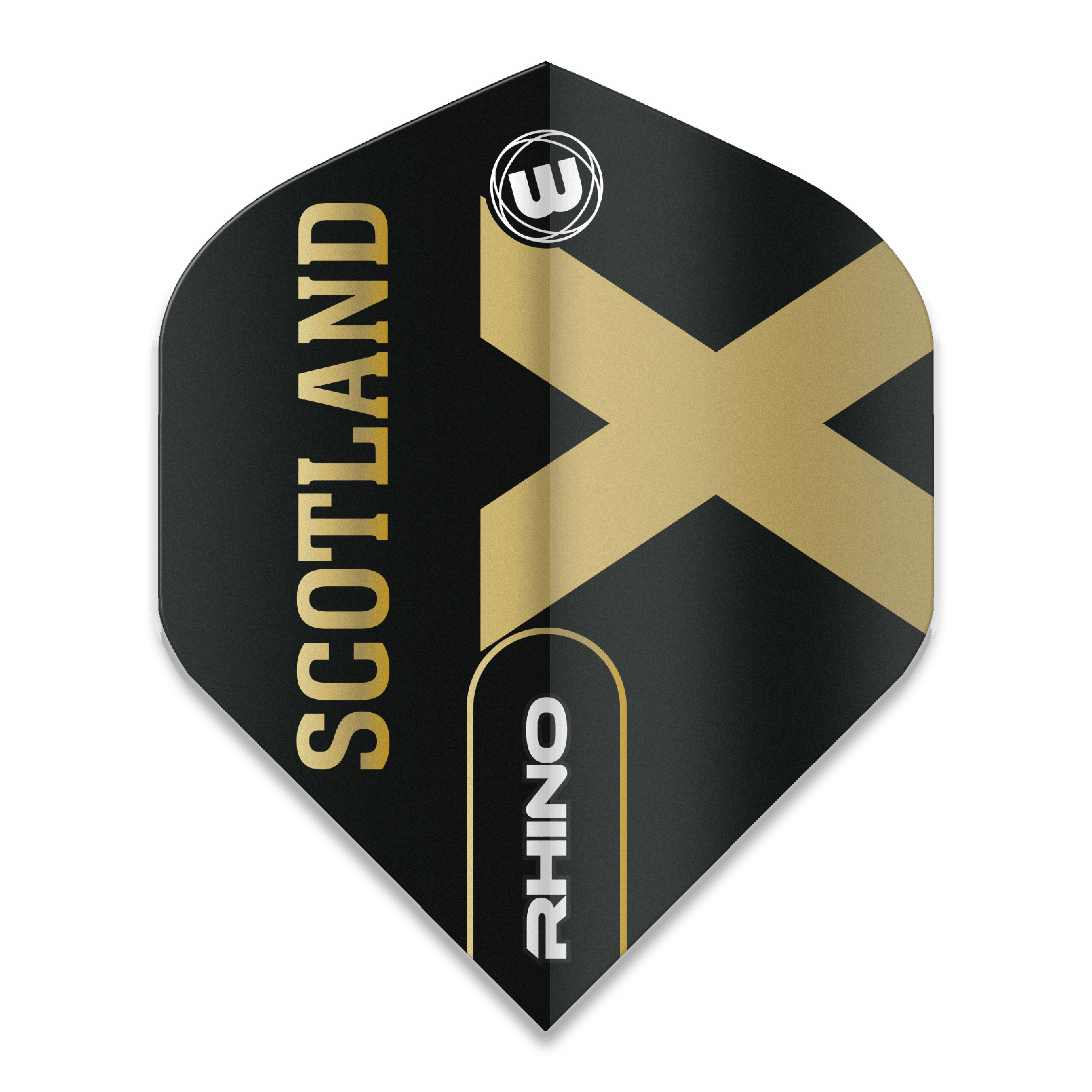 Winmau Rhino Black & Gold Flag - Scotland 6905.202