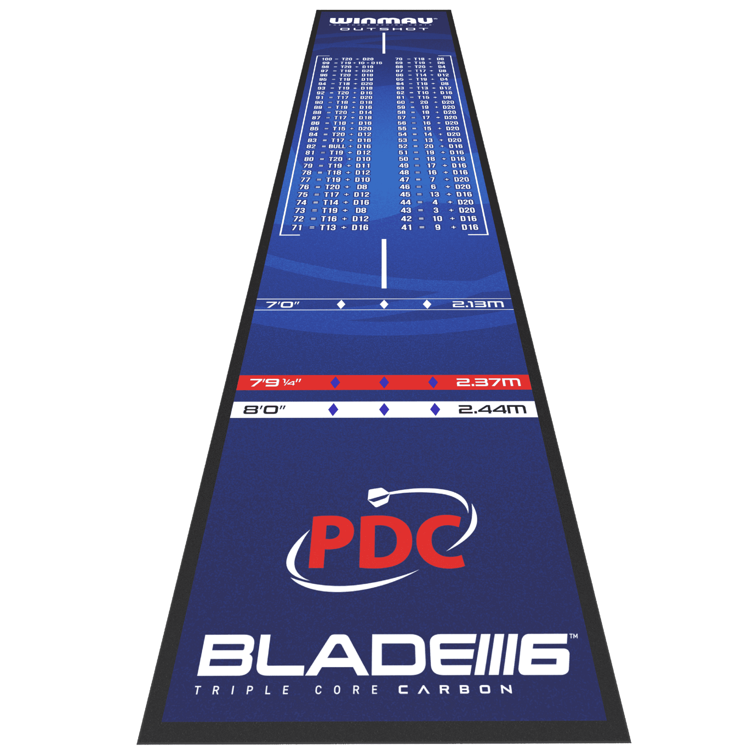 Winmau Outshot Dartmat - Bilde 2
