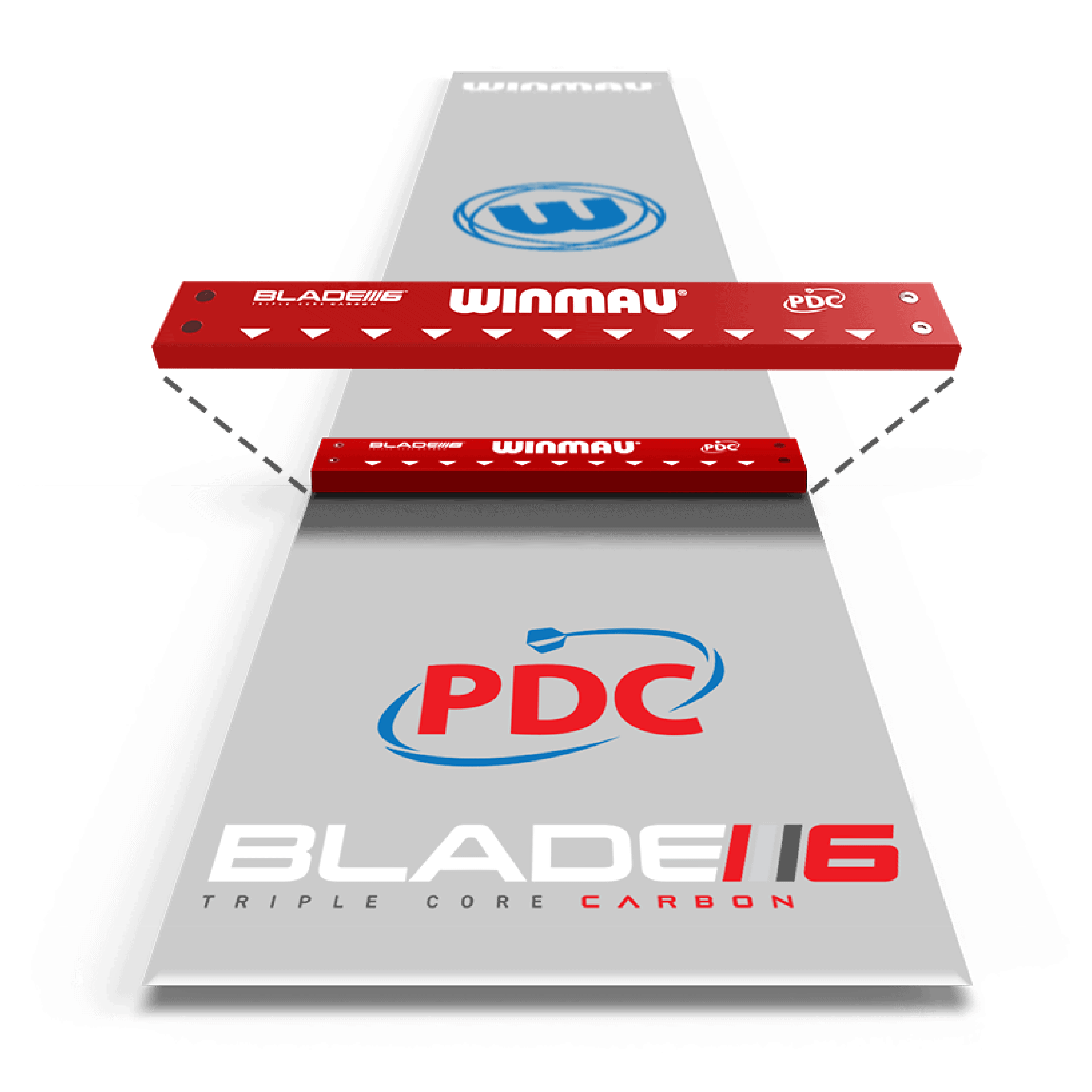 Clearzone PVC Dartmatte med Integrert Oche - Bilde 2